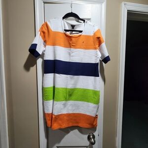 Nautica Orange and Cream Garment